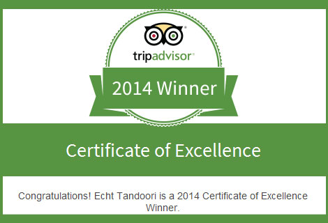 Tripadvisor award certificate